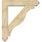 Ekena Millwork Funston Arts and Crafts Rough Sawn Bracket w/ Offset Brace, Douglas Fir, 8"W x 40"D x 44"H BKT0806X40X44FST03RDF - alternate 4